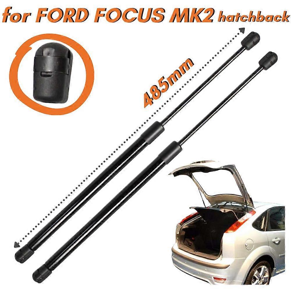 Qty(2) Trunk Struts for Ford Focus Mk2 Hatchback 2004-2010 485MM Lift Support Gas Spring Tailgate