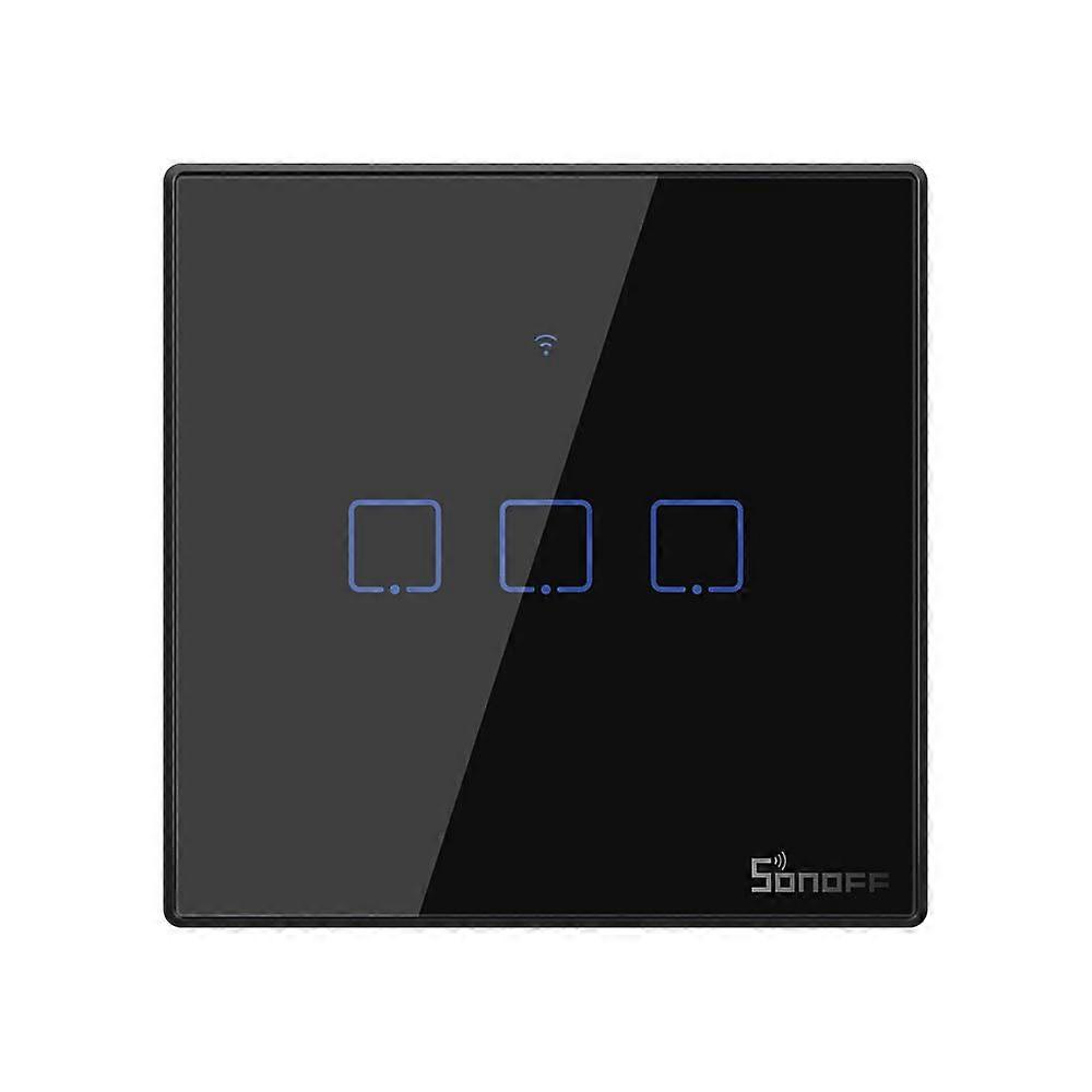 Wireless RF WiFi Smart Wall Light Control Switch, 1-3 Channel Type 86 Switch for Smart Home Automation Solution, Works with Alexa, Google Home
