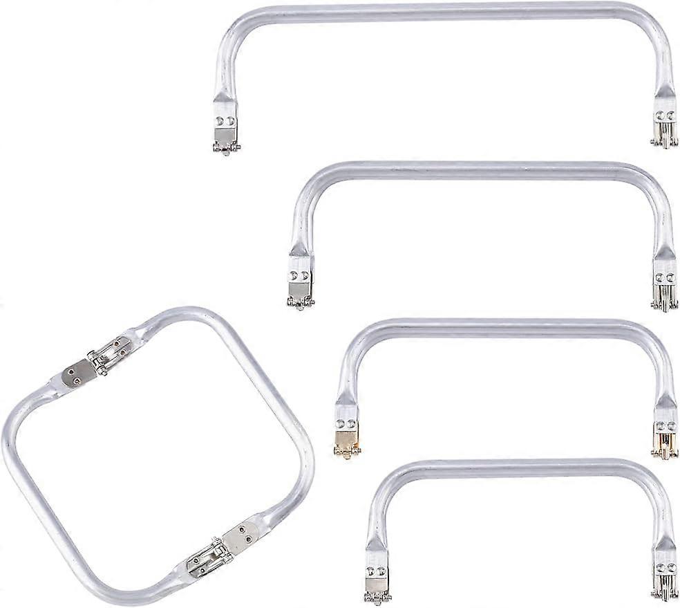 5Pcs Aluminum Purse Making Kiss Clasp Locks Frame U-Shaped Handles Frame Replacements