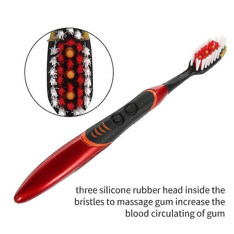 Δωρεάν Shippping ενηλίκων ηλεκτρική οδοντόβουρτσα ηχητική δόνηση οδοντόβουρτσα δόνησης ηχητική βούρτσα με οδοντόβουρτσα μπαταριών