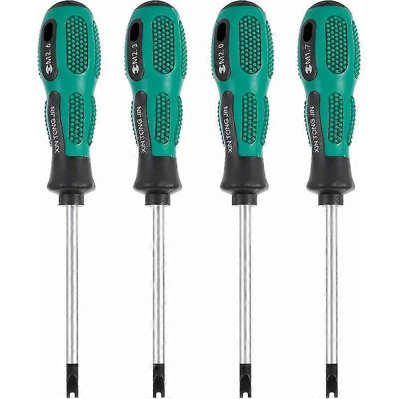 For 2024 4pcs/set Screwdriver Bits Screwdriver U Fork Magnetic Groove Screw Driver Cr-v Multi Function Tool Kit Hand, Precision Tool Set