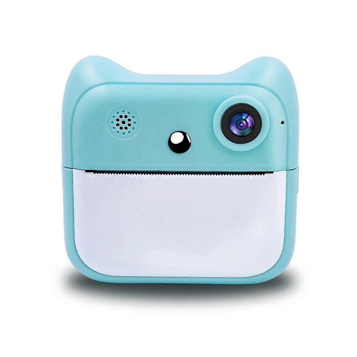 HD MiniPrint Camera Children'S Print Camera Thermal Print Digital Camera Digital Camera Suitable for Girl Boy Children,B