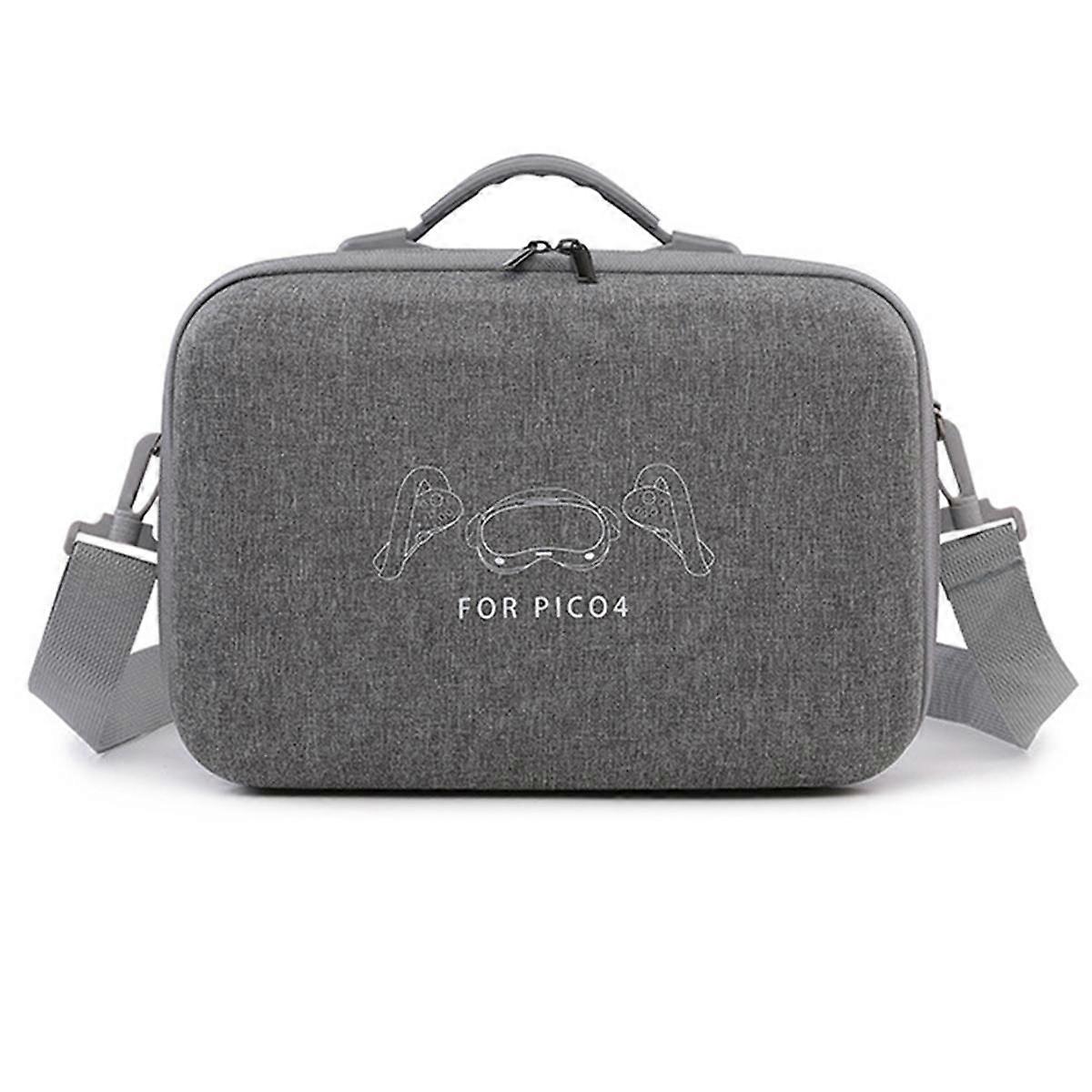 Handbag for PICO 4 VR Headset EVA Hard Storage Bag Box Crossbody Bag Travel Carrying Case