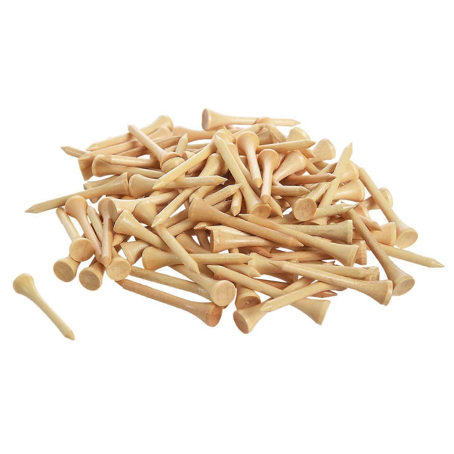 100pcs καρφιά μπάλα γκολφ tee ξύλο τ μπάλα μπάλα καρφίτσα καρφίτσα καρφίτσα με ξύλινη μπάλα καρφί στρογγυλή στρογγυλή na μπάλα