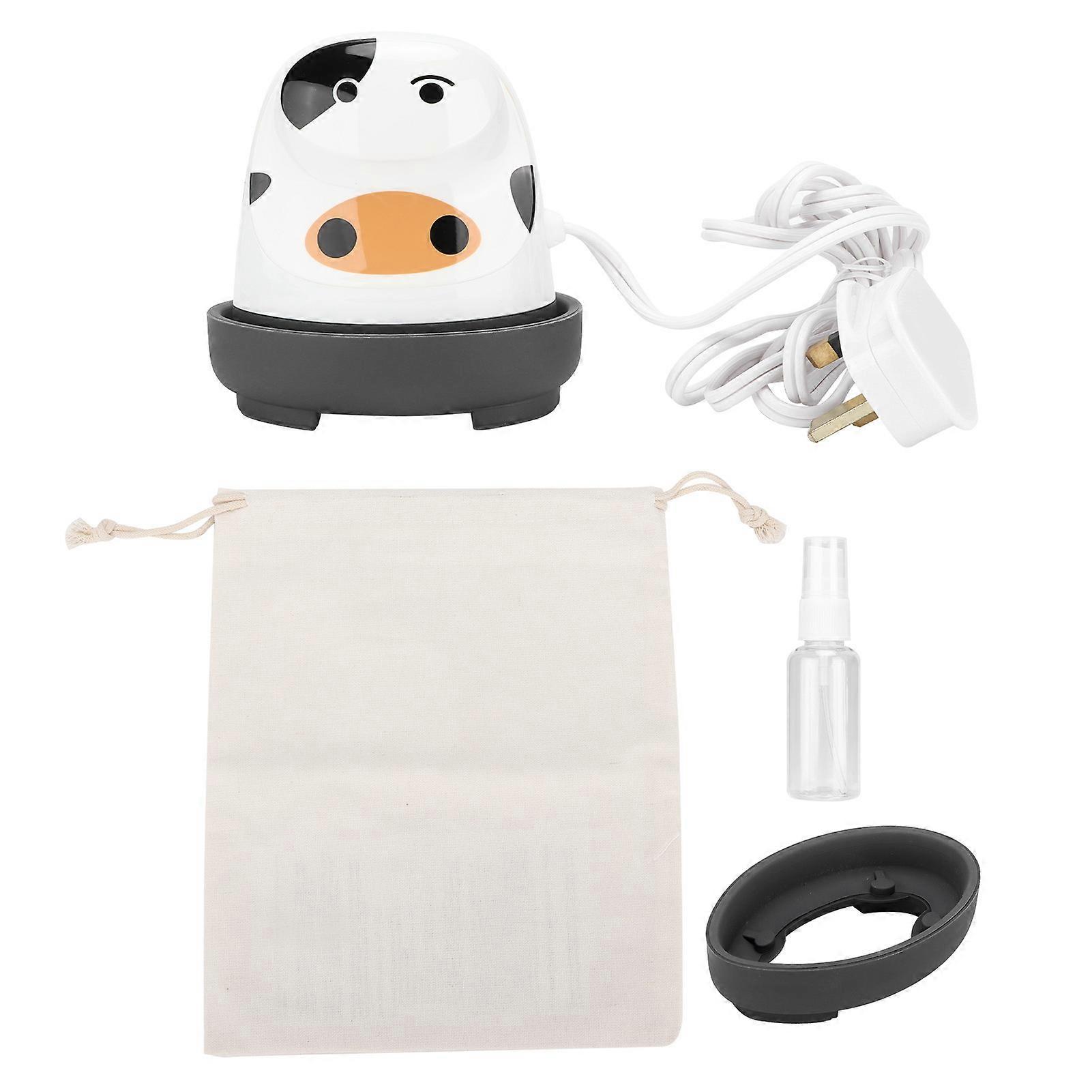 Heat Press Machine Mini Cow Appearance Portable Home Iron Heating Transfer AccessoriesUK Plug 220V