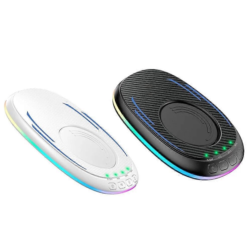 2PCS Mouse Mover Jiggler RGB Undetectable Mouse Mechanical Movement Pad with Timer Lock S n Prevention Friendship Kit
