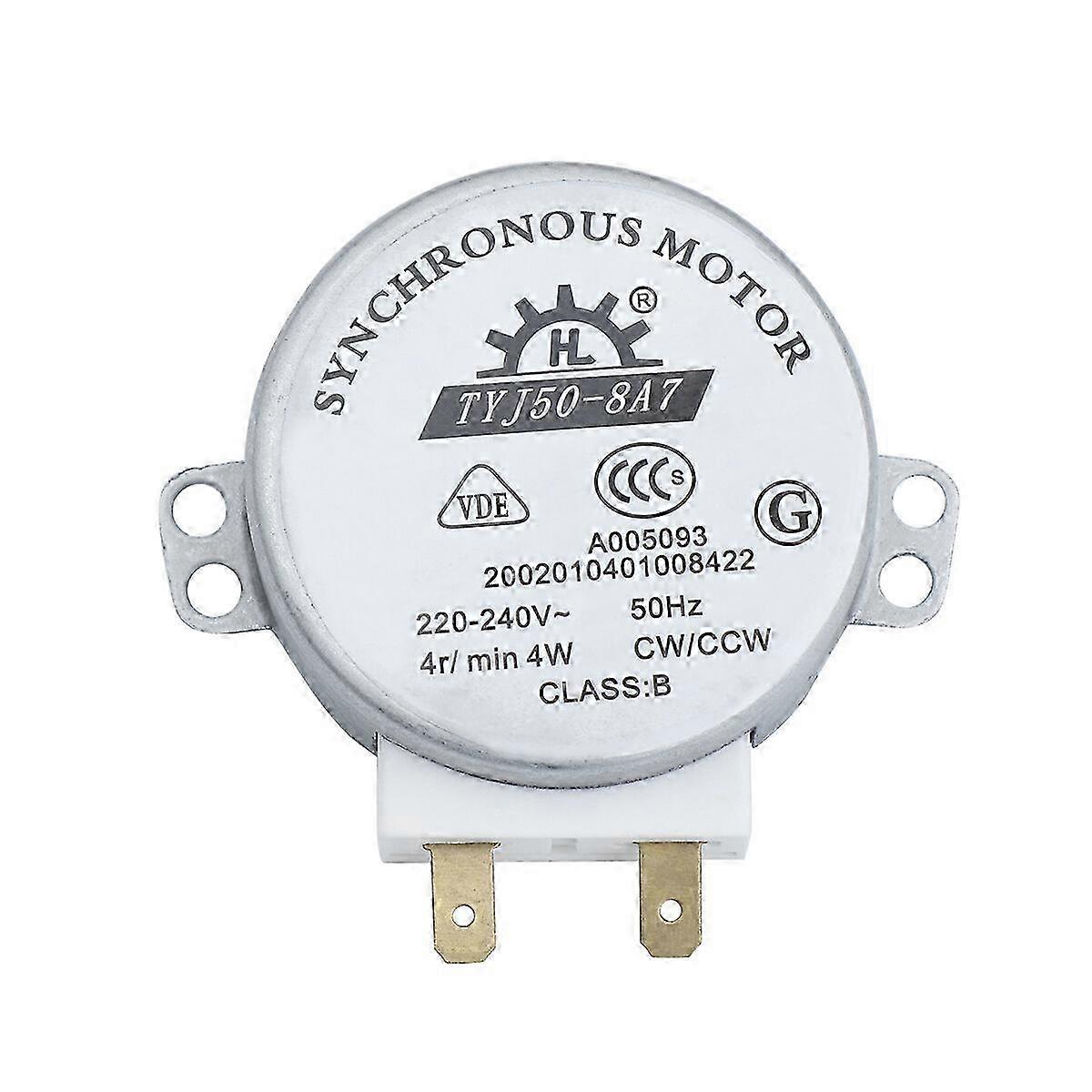 TYJ50-8A7 AC 220V-240V 4RPM 4W CW/CCW Mikrowellenherd Drehbarer Synchronmotor-Gut