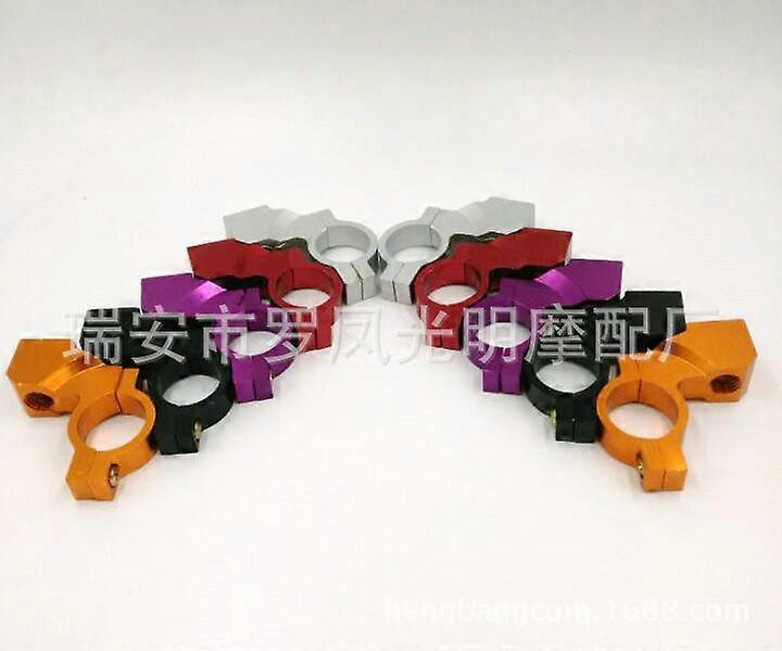 Mirror Base Motorcycle Electric Vehicle Modified Mirror Rearview Mirror Reflector Base Mirror Code Color Aluminum Alloy Material Mirror Base