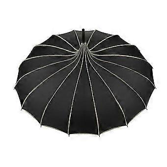 Vintage Pagoda Paraguas Novia Fiesta de Bodas Sol Lluvia Uv Paraguas Protector