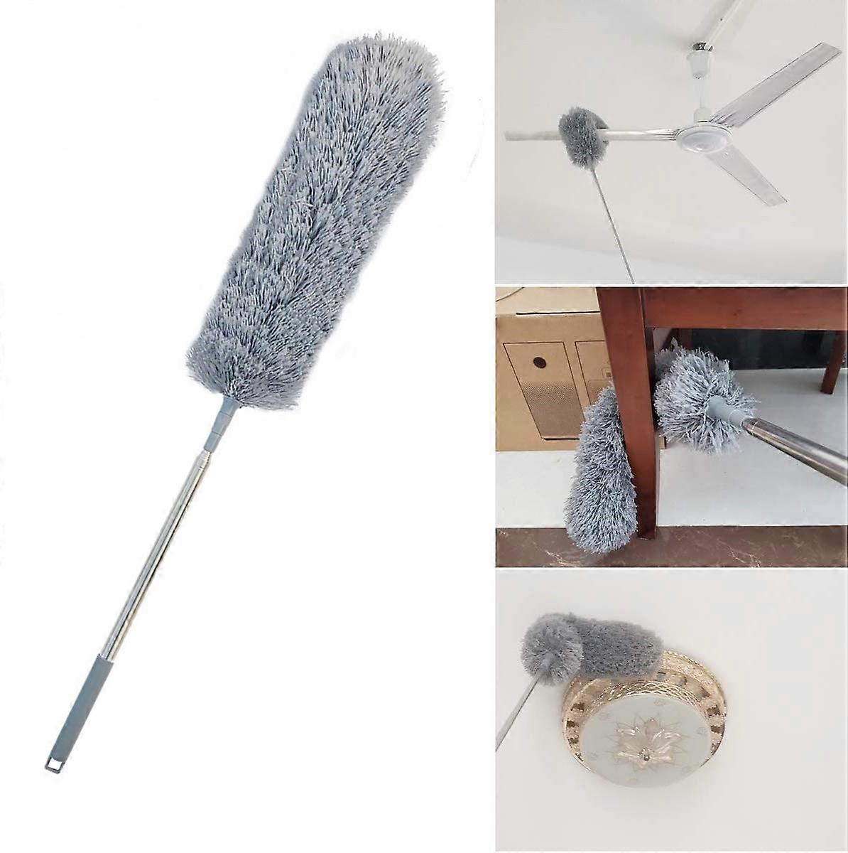 Extendable Duster Microfiber Long Handle Feather Duster For Cleaning Ceiling Fan Cars