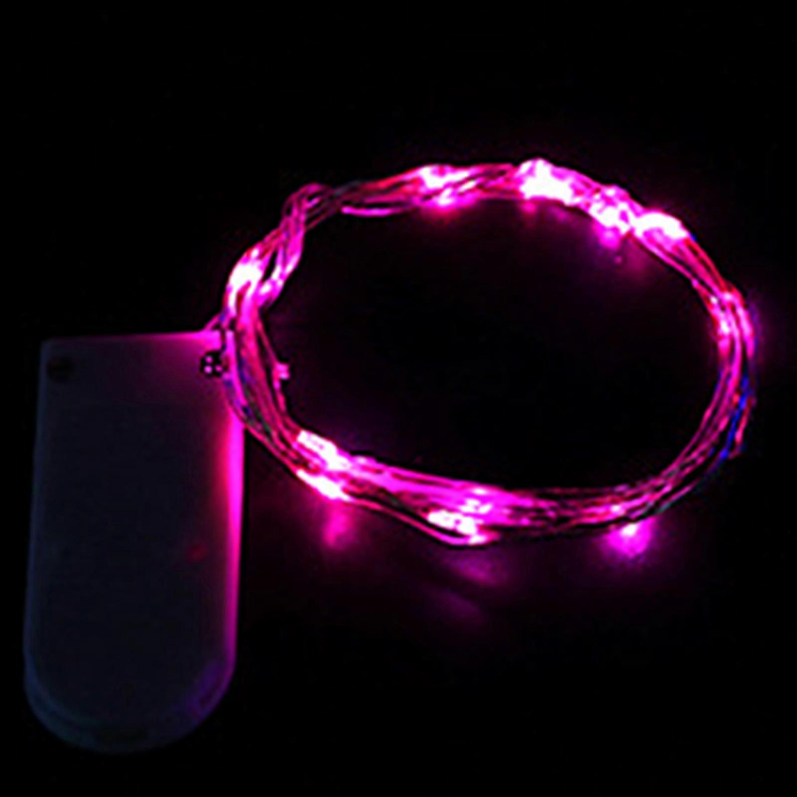 Led Copper Wire Light String Button Battery Box Gift Box Decorative Light String Holiday Christmas Colorful Light String Star Lights 2 Meter 20 Lights