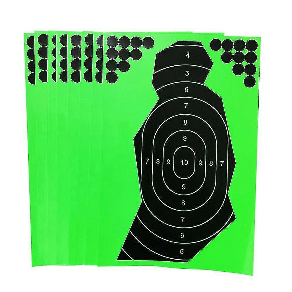 10pcs 12x18inch Archery Humanoid Target Paper Arrows Field Point Practice Target Paper Compatible With Bow Hunt