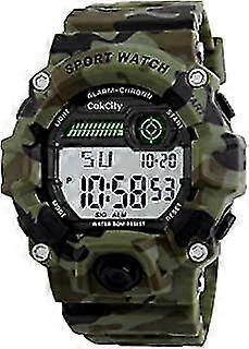 2023 - Led Sport Watch,waterproof Digital Watch With Silicone Band Luminous Alarm