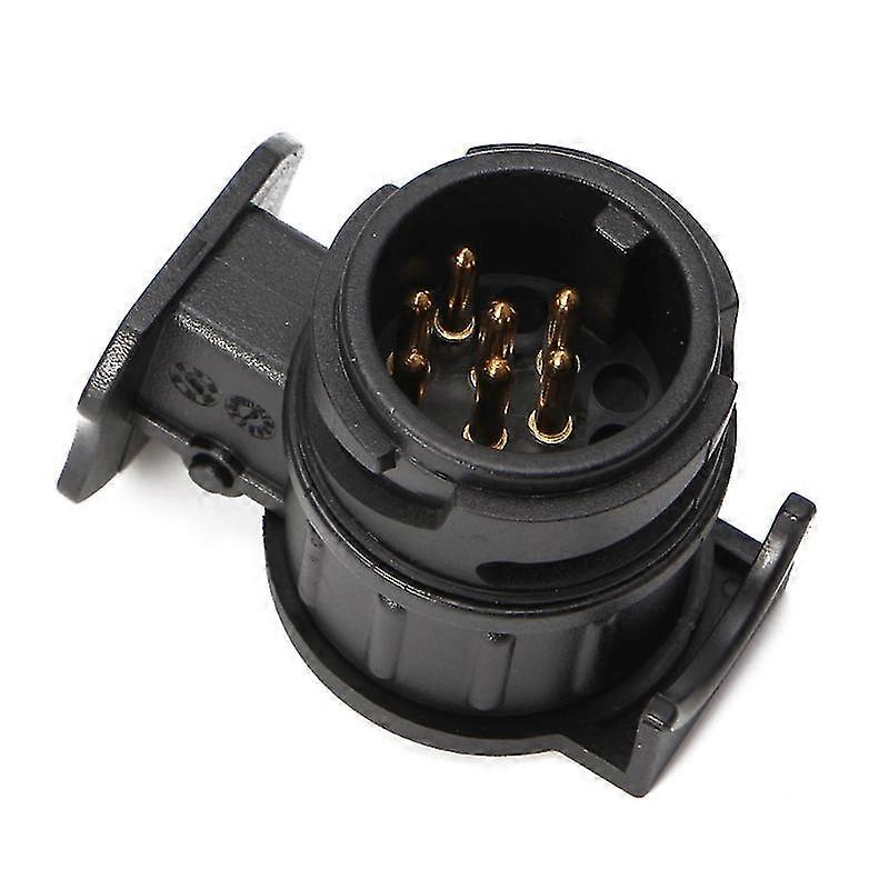 2021 New Waterproof 13 To 7 Pin Plug Trailer Caravan Electric Adapter Socket Connector
