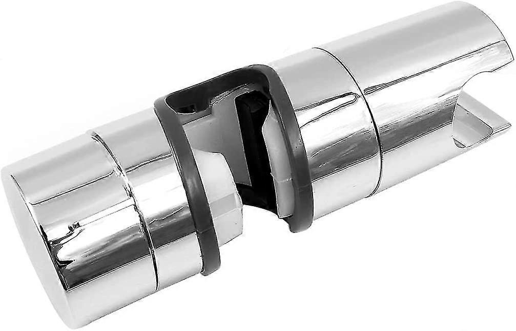 Replaceable Handheld Shower Holder, Chrome Abs Shower Head Holder,18-25mm 360 Adjustable Diameter (silver)