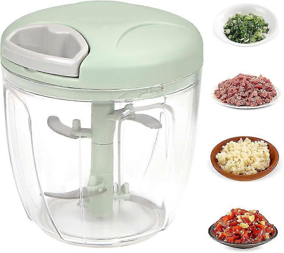 Manual Chopper, Chopper & Agrave; Onion, Onion Cutter, Stainless Steel Blades, Easy & Agrave; Clean Manual Onion Chopper For Vegetables, Fruit & Salad