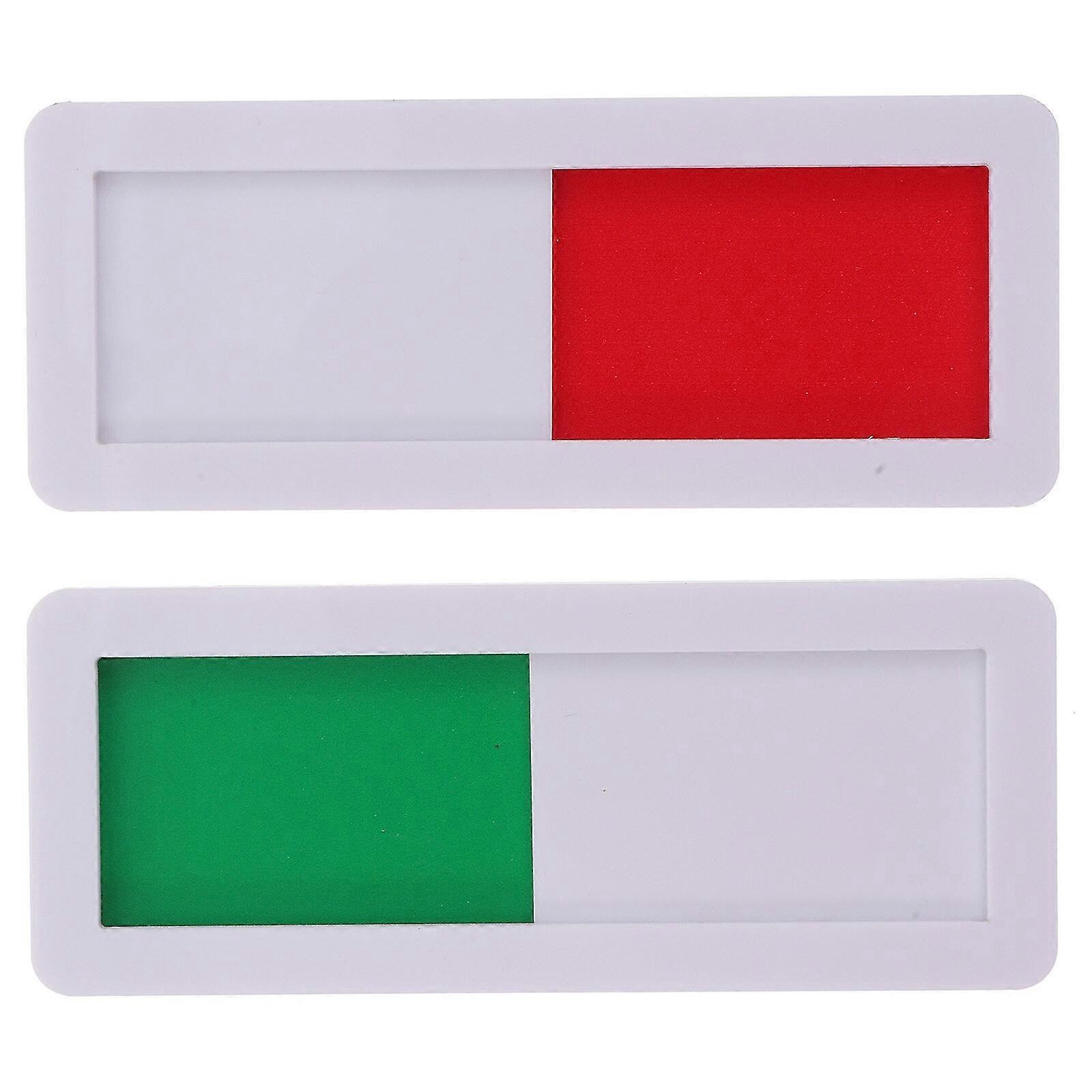 2pcs Open Closed Slide Door Sign Conference Room Slider Door Privacy Indicator