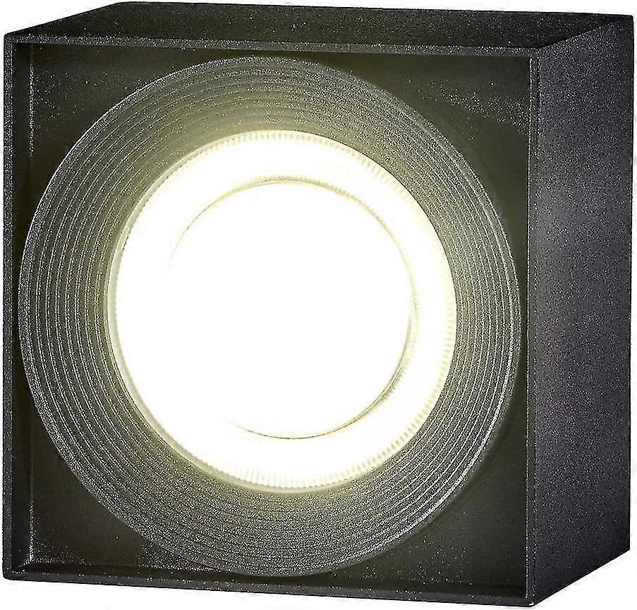 10w led ceiling spotlight lamp,adjustable,ip20,10x10x7cm (black-4000k)