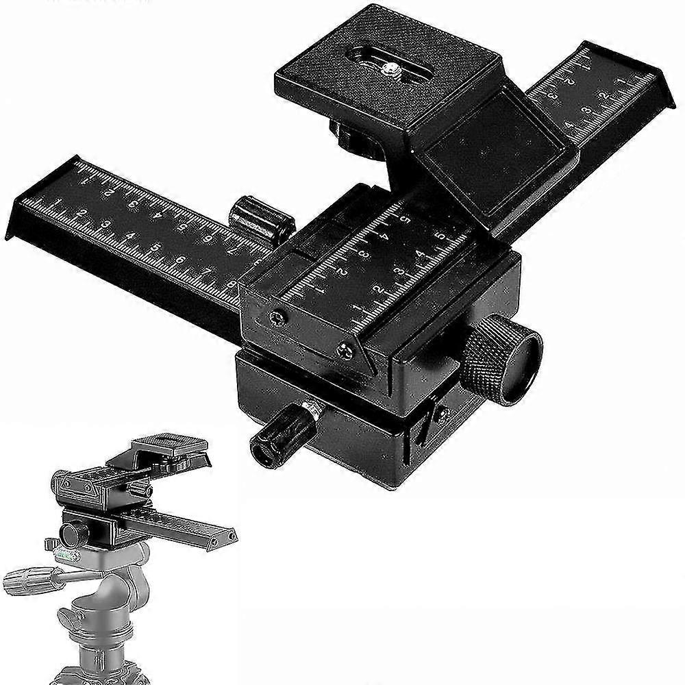4-way Macro Focusing Rail 3d Adjustment Slider Close-up Macro Slider