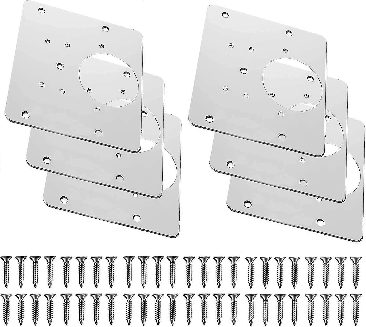 Hinge Repair Brackets, Hinge Repair Plate Kit,with Fixing Screws