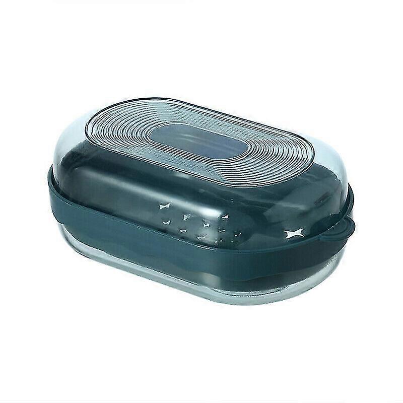 Travel Waterproof Soap Dish Portable Soap Case Holder Quick Drying Soap (blue)(1pcs)