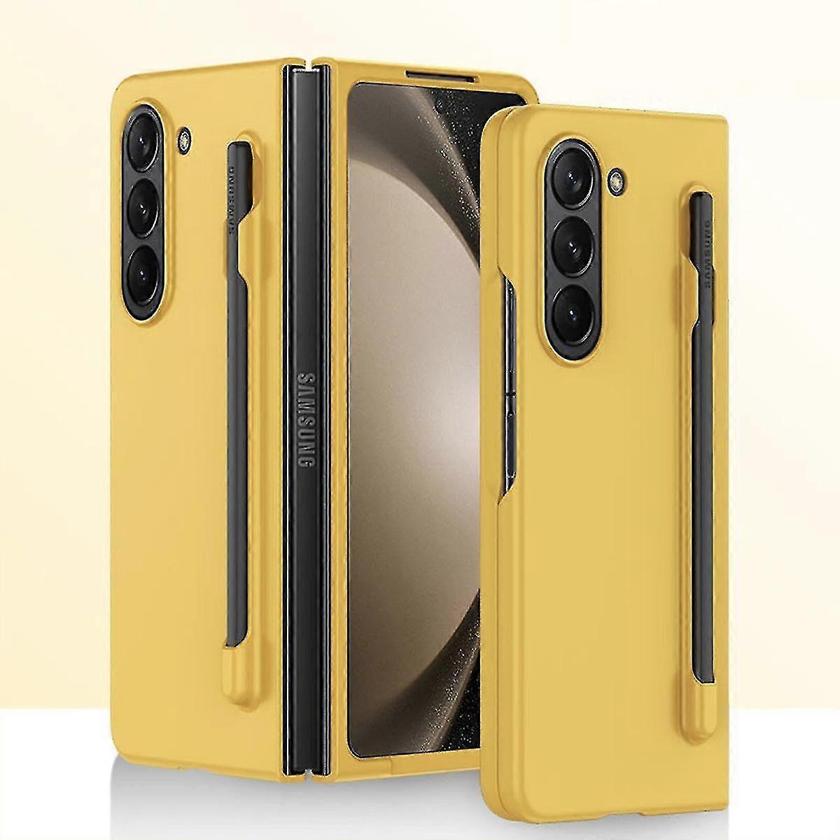 Z Fold 5 Case, Slim Ultra Thin Pc Shockproof Case Compatible Samsung Galaxy Z Fold 5 With S Pen Holder & Screen Protector