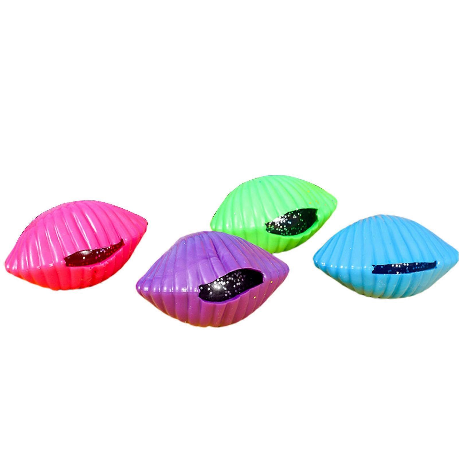 Mermaid Squeeze Toy Simulation Seashells Soft TPR Quick Recovery Stress Relief Pinch Toys Cute Vent Ball Decompression Toy Kid Toy Gift KAESI