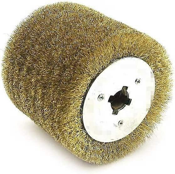 Circular Nylon Brush,1pc Wheel,120*120*110mm(Thin 0.15mm wire)