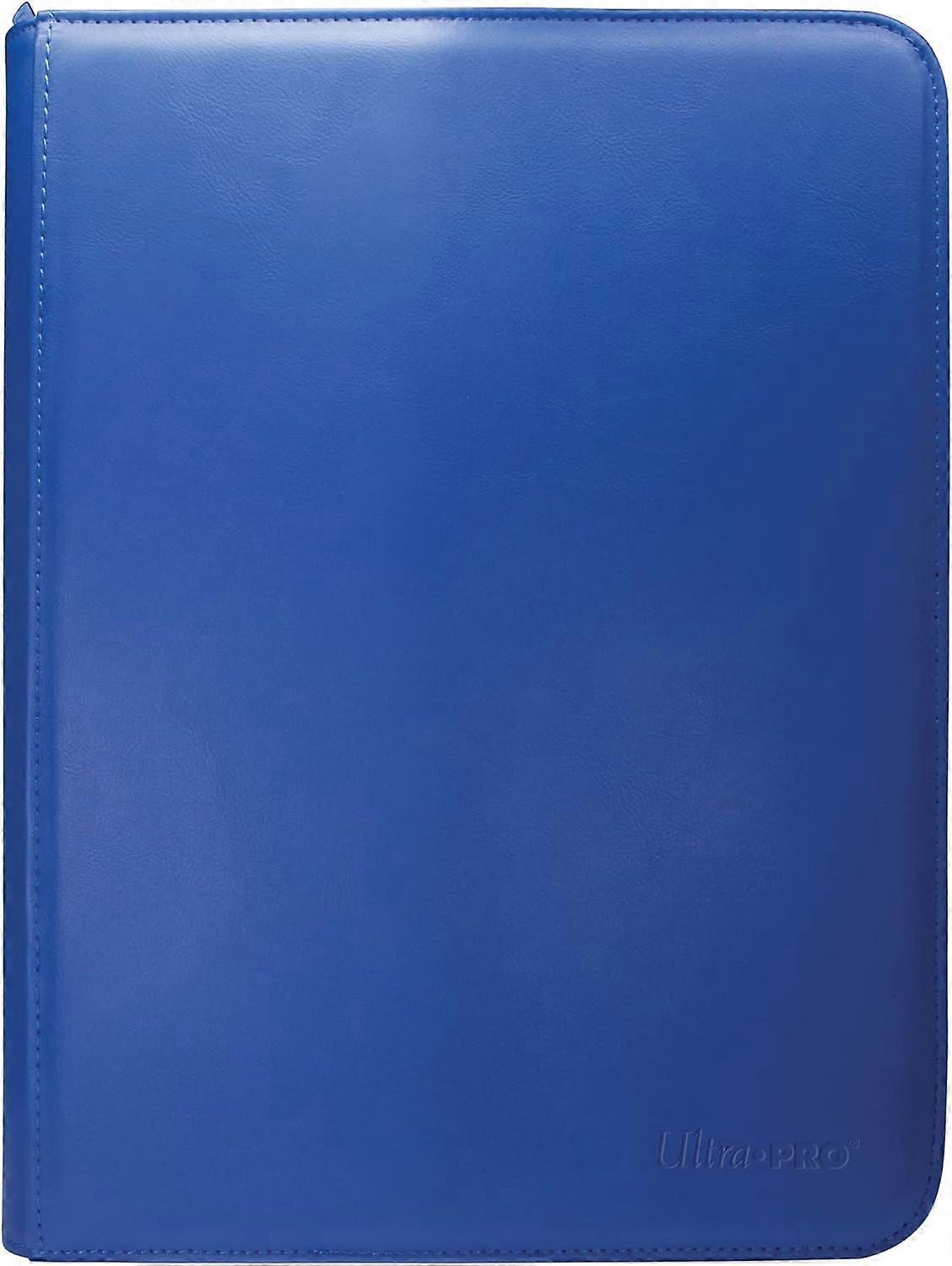 Vivid 9-Pocket Zippered PRO-Binder - Blue