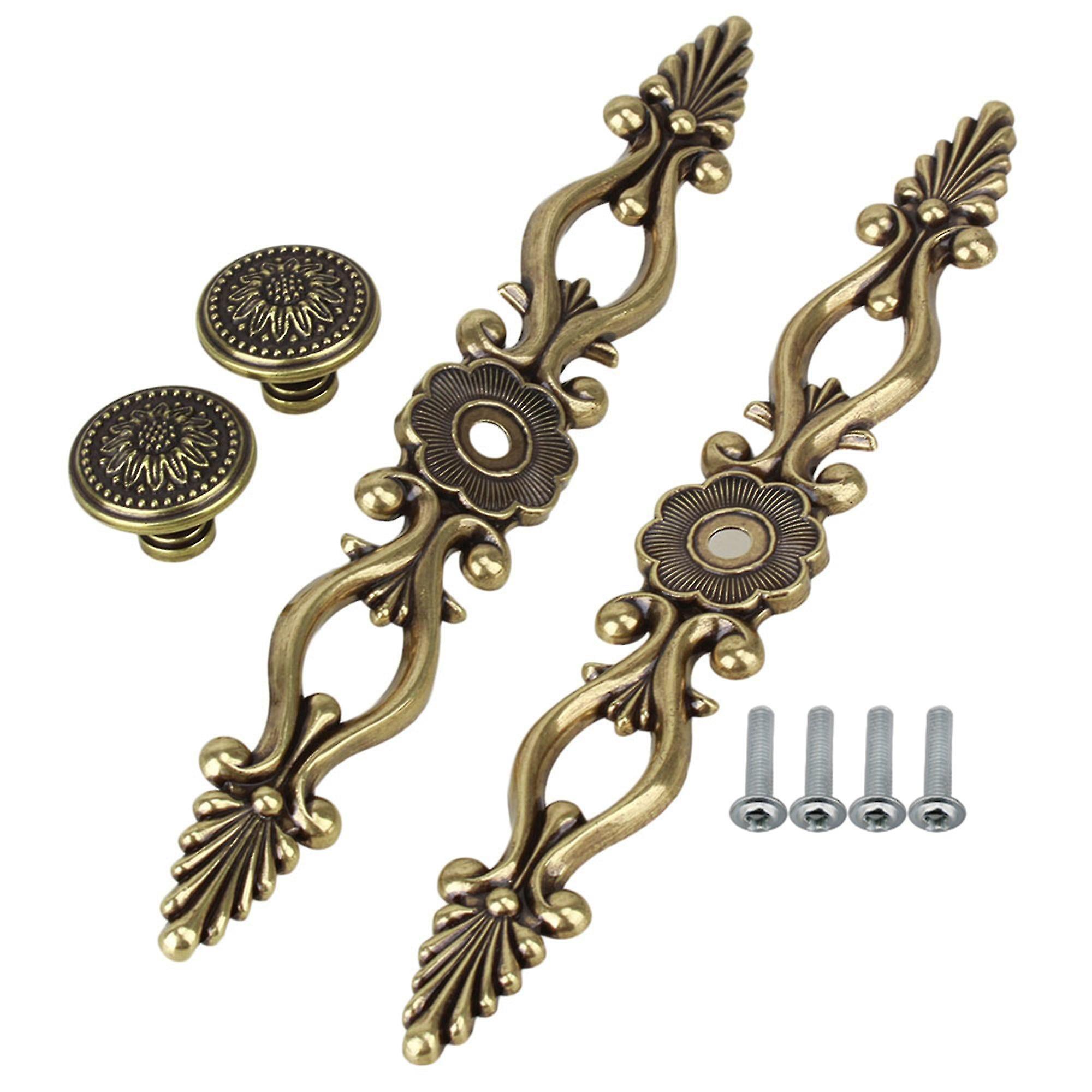 Cabinet Knobs Handles 2pcs Lustrous Green Bronze 220pcs 29mm Vintage Cabinet Drawer Pull Handle Knobs