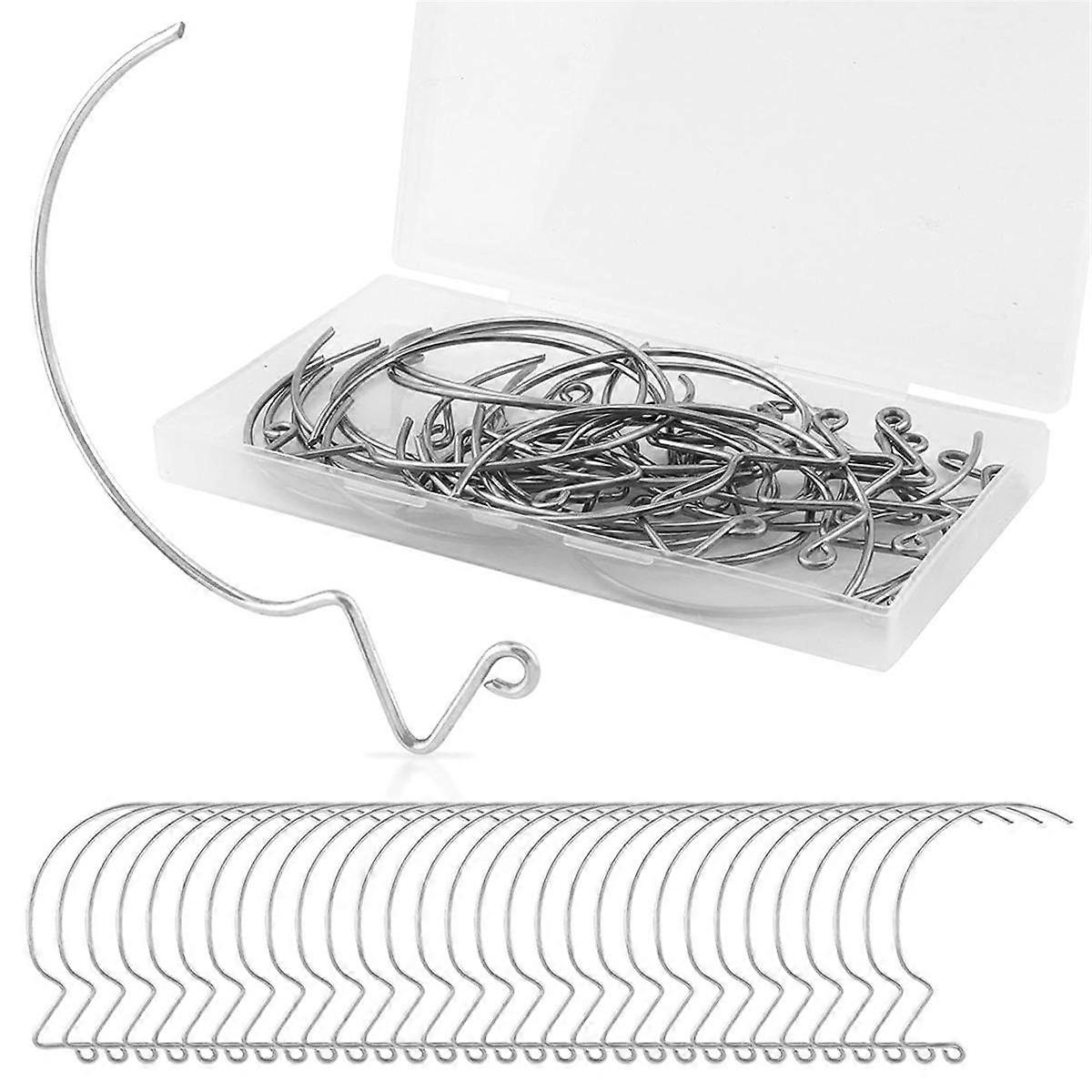 30 Pcs Monkey Hooks Super Hooks Stainless Steel Monkey Hooks Picture Hangers Wall Hangers Without N