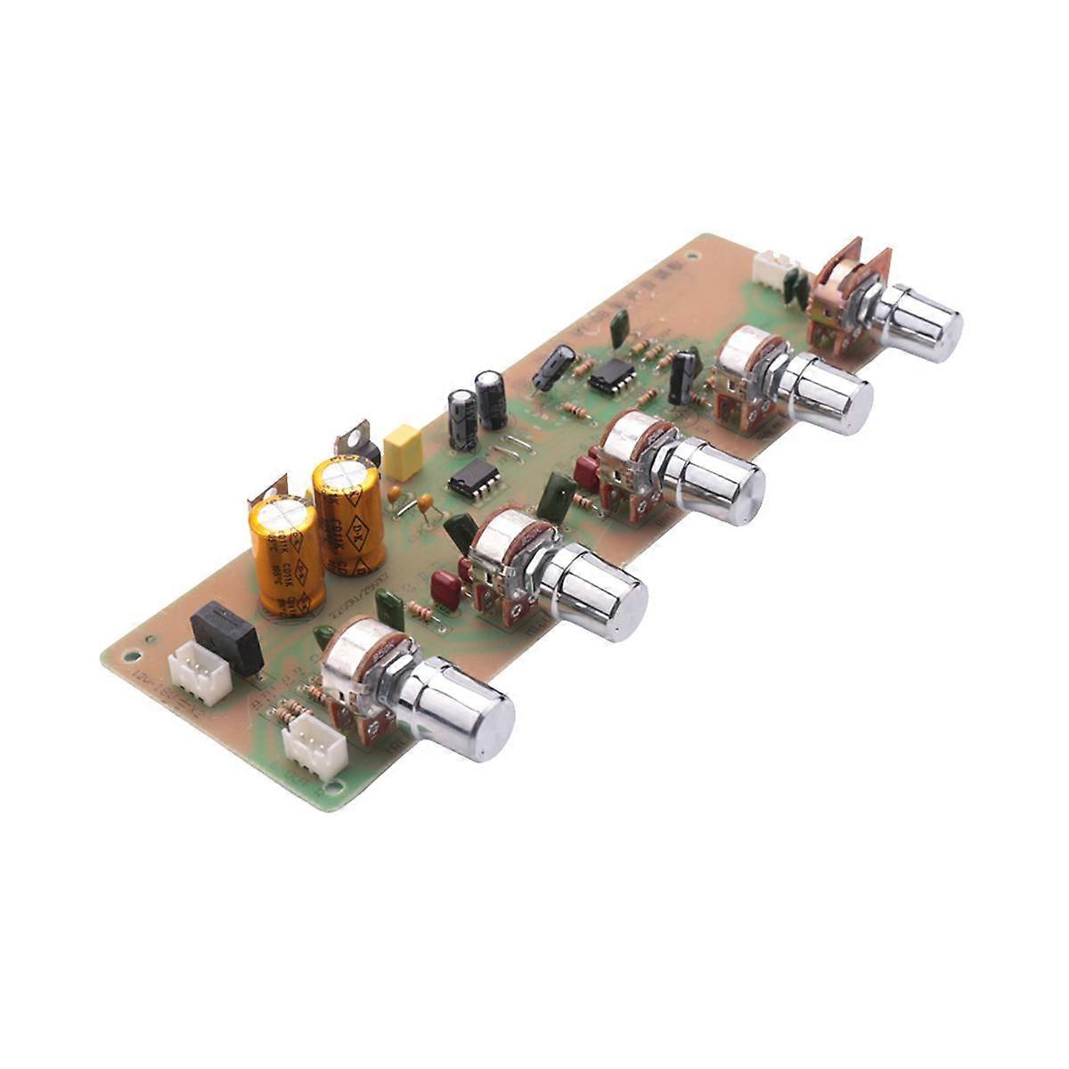 2.0 Hifi Audio Preamplifier Board Midrange Treble Balance Adjustable Audio Preamp Board with Tone C