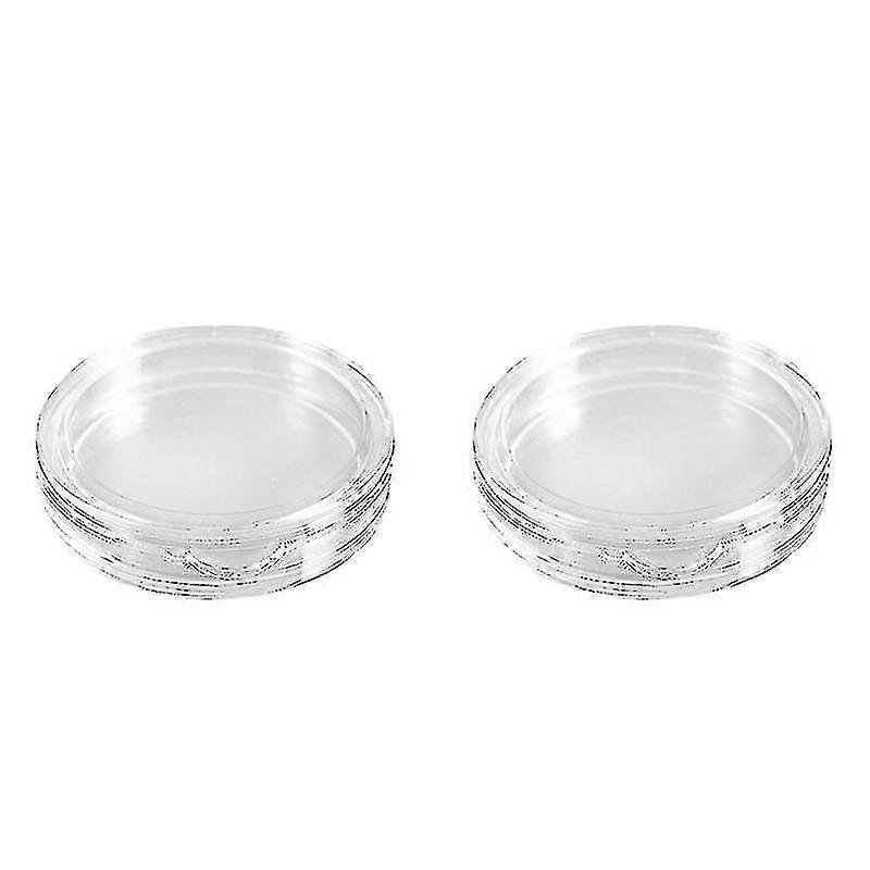 透明プラスチック製小丸型コインホルダー 20個、18mm×10個、22mm×10個