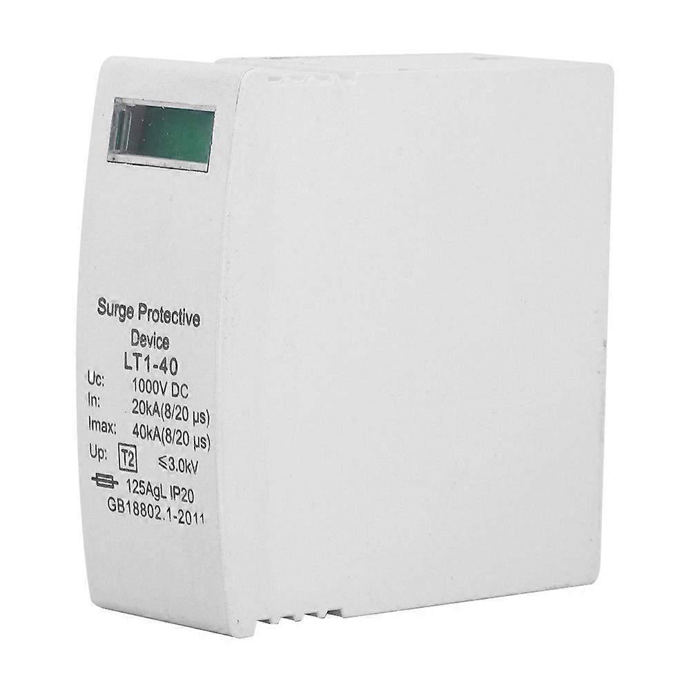 2 قطعة حامي الطفرة DC الكهروضوئية جهاز حماية الصواعق 1000VDC40KA