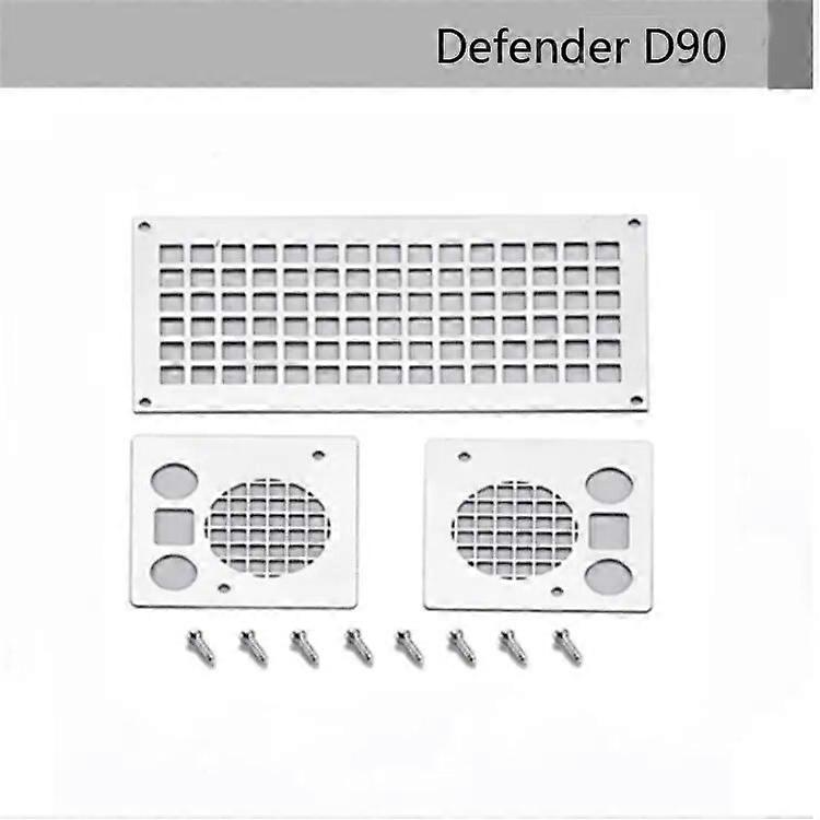 1/12 Metall Front Face für MN Defender D90 Modifikation Upgrade Teile Metall Front Face RC Car Upgrade Zubehör Crawler