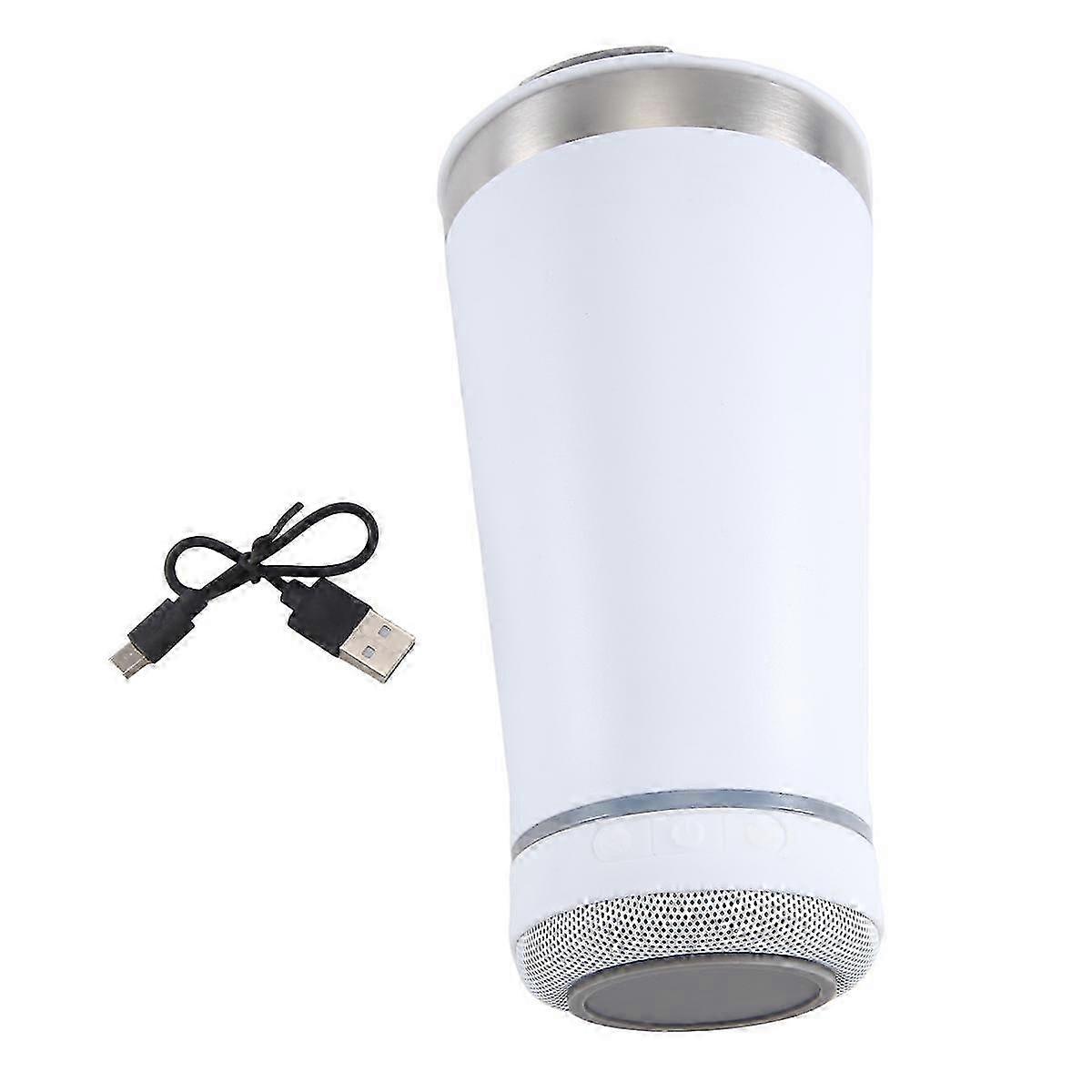 Copo térmico Bluetooth USB de 16oz, isolado em aço inoxidável