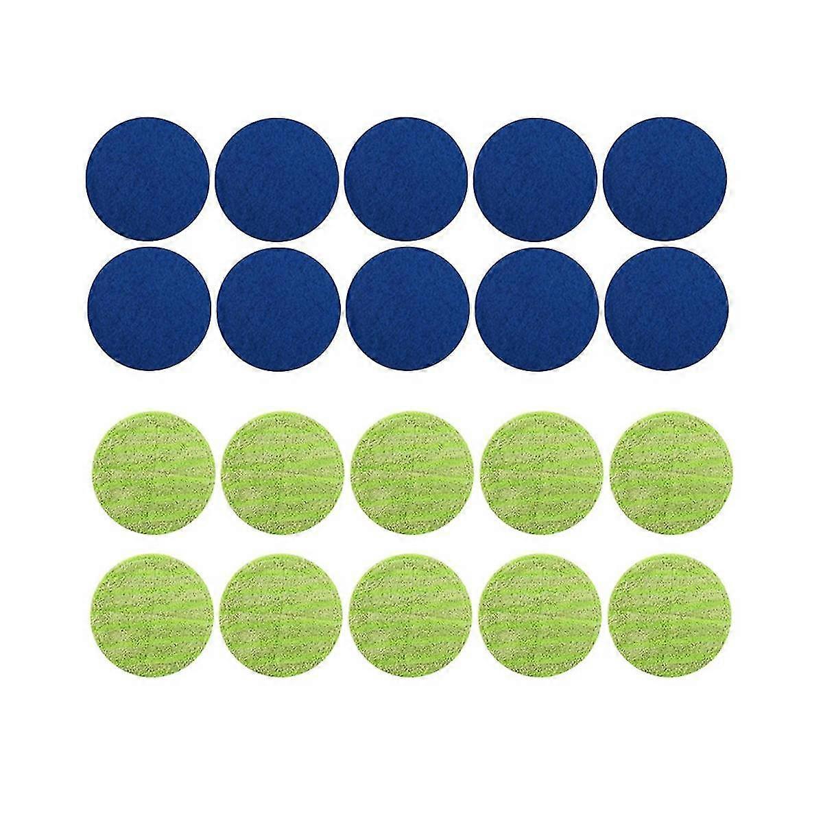 20pcs Replacement Pad For Cordless Electric Mop Sweeper Wireless Electric Mop Replacement Scrubber Pad