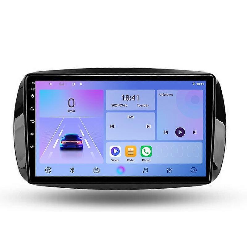 Car Radio Multimedia For Benz Smart Fortwo 3 C453 A453 2014-2020 Player WIFI Navigation GPS