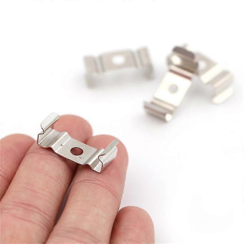 4pcs T5 Fluorescent Tube Lamp Holder Bracket Clips Socket Silver