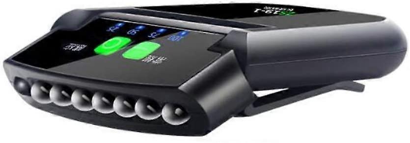 Black LED Induction Clip Cap Lamp,Portable Hands-Free Clip Cap Light