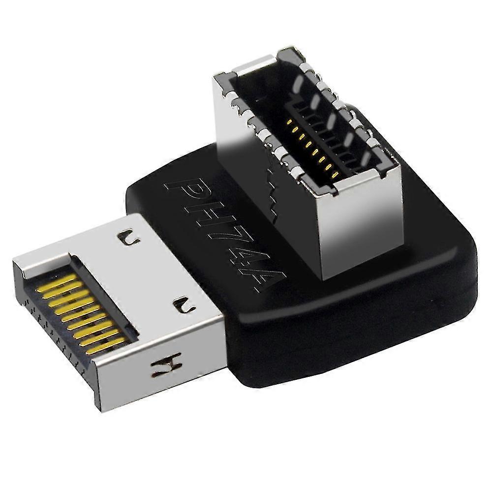 Computer Motherboard Typ-e USB 3.1 Typ-e Schnittstelle 90 Grad Lenkwinkel vorne Typ-c installieren