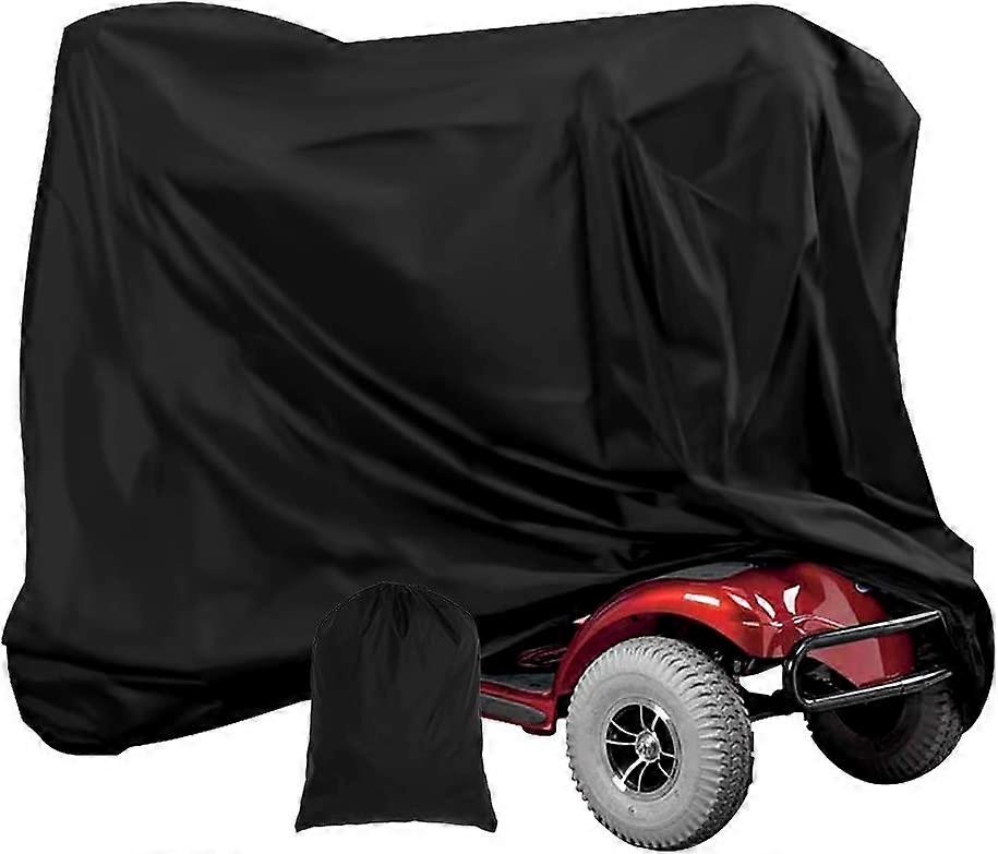 غطاء سكوتر التنقل الثقيل مع حقيبة تخزين 190D أكسفورد مقاوم للماء المضادة للأشعة فوق البنفسجية غطاء تخزين كرسي متحرك مضاد للغبار غطاء حماية للدراجات النارية لمعظم