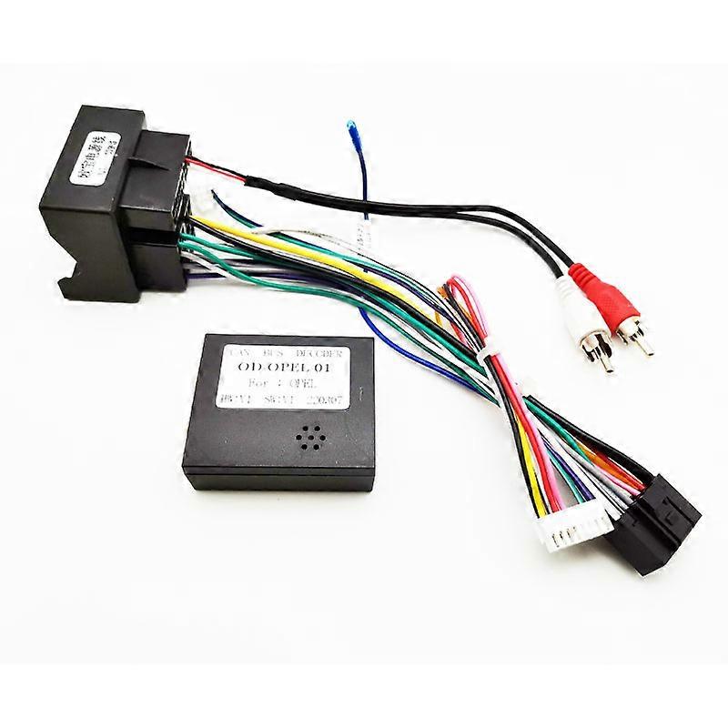 Quadlock Wiring Harness CANBUS Adapter Decoder RCA 16 Pin to Quad Lock Connector Car Cable for Opel Astra Corsa Antara Vectra