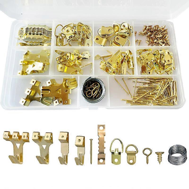 203 Fine Gold Picture Frame Hanging Buckles, Picture Frame Hanging Kit, Picture Frame Hanging Tool, Heavy Duty Hanging Accessories
