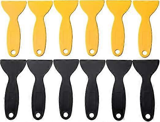 12st plastskrapa kittkniv väggfyllnadsverktyg flexibel färgskrapa polyfilla kit för väggbil kitt