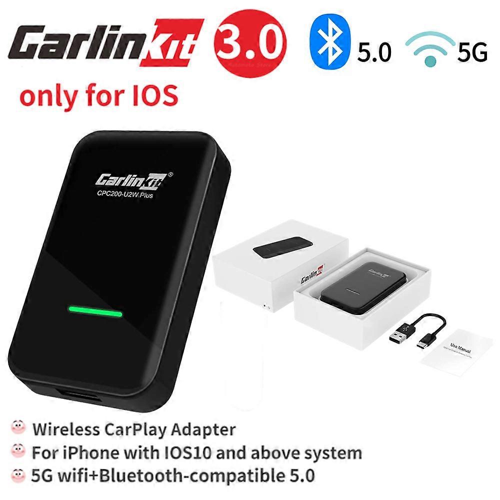 CarlinKit 5.0 2air CarPlay Android Auto Wireless Adapter Portable Dongle for Car Radio with Wired CarPlay/Android Auto