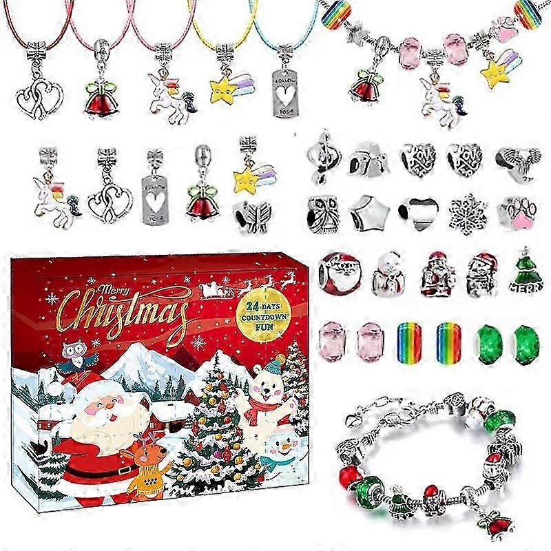 Advent Calendar Christmas Countdown Hand-torn Blind Box Santa Claus Ocean Animal DIY Building Block Blind Box
