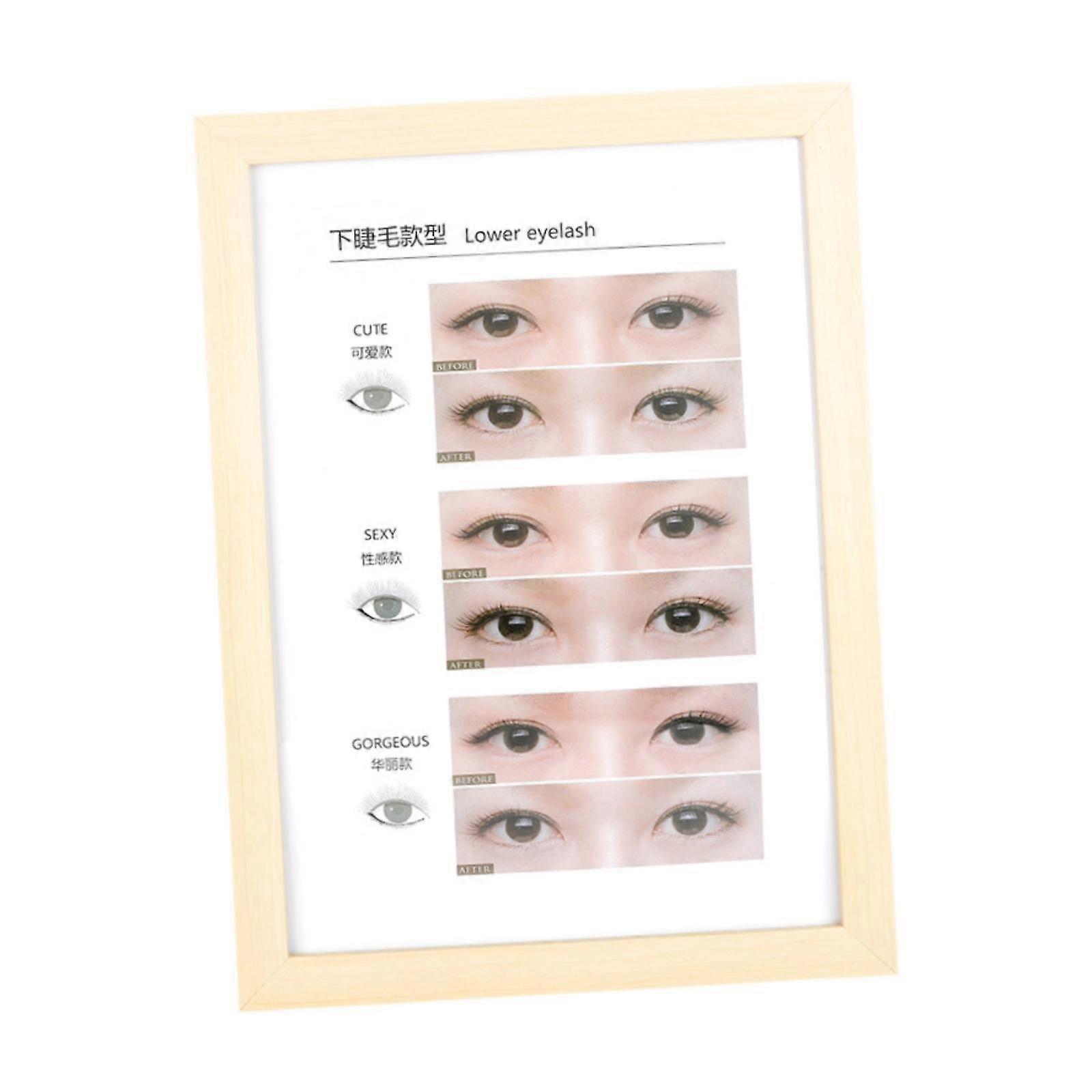 Kirpikler Duvar Dekoru Lahses Sahte Güzellik Güzellik Salonları için Profesyonel Kızlar alt kirpikler