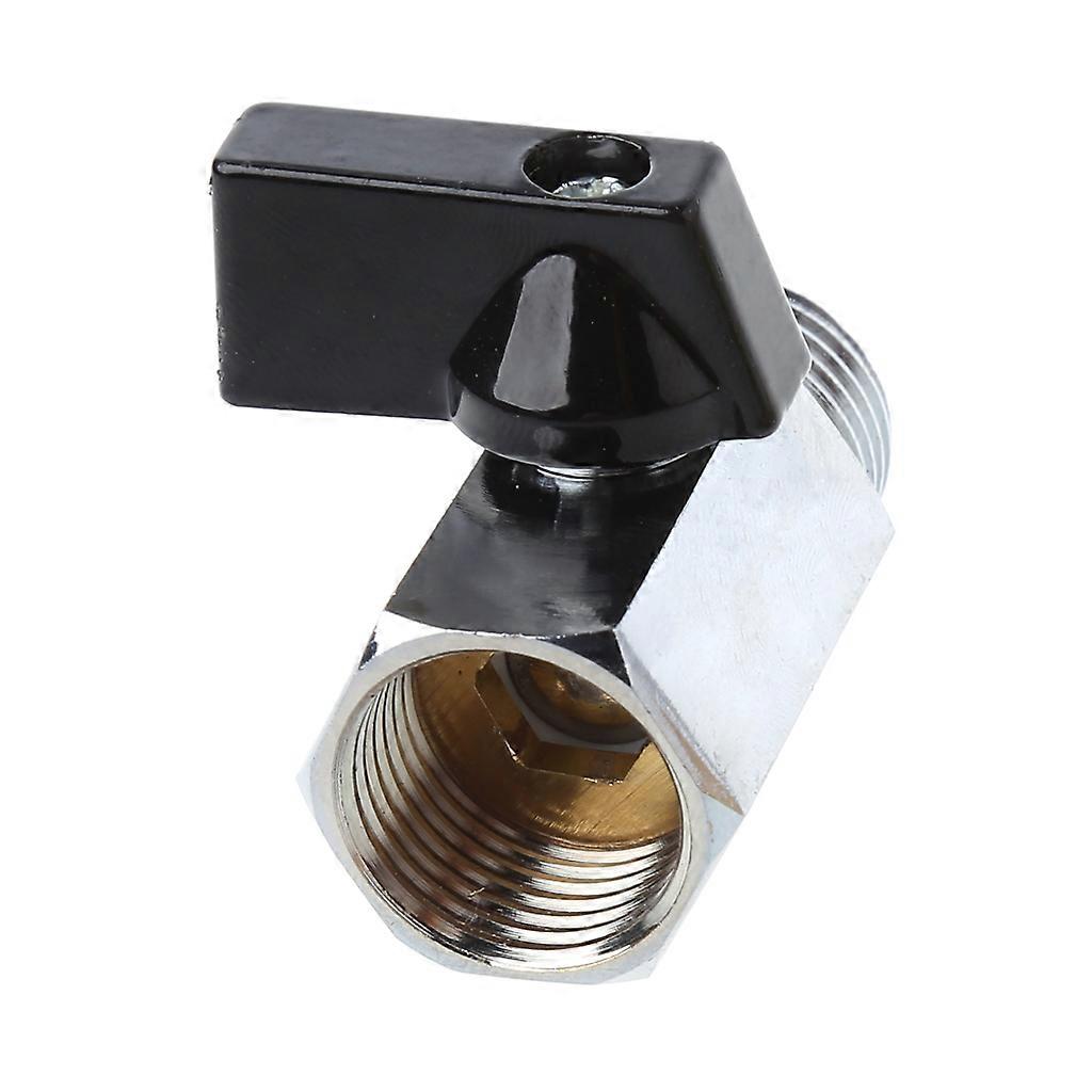 Messing Mini-Kugelhahn 1/2" BSP Außengewinde zu Innengewinde Luftkompressorschlauch