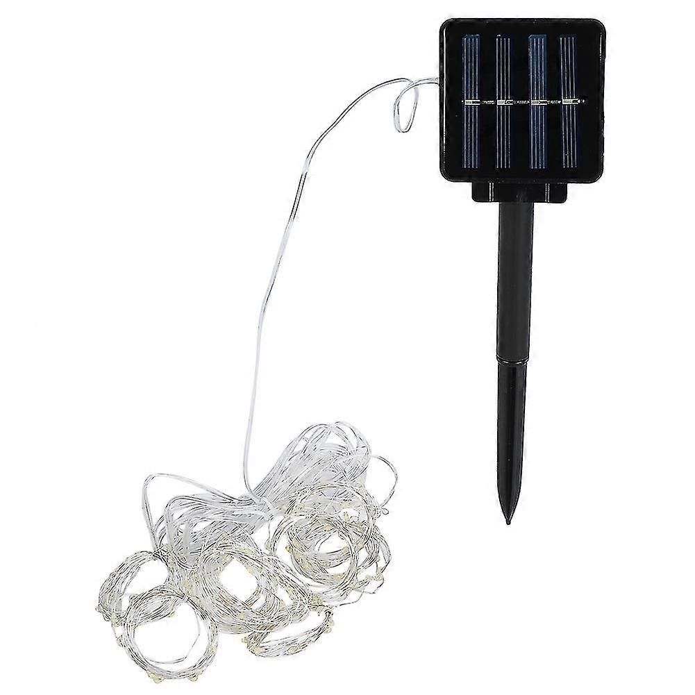 Outdoor String Lights with Solar Panel - 120 LED - 8 Modes - Umbrella Yard Garden Decor